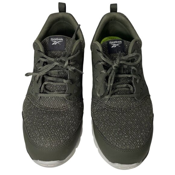 Reebok Work Shoes Womens 11.5W Composite Toe Athletic Sublite Cushion Dark Green - Picture 4 of 13